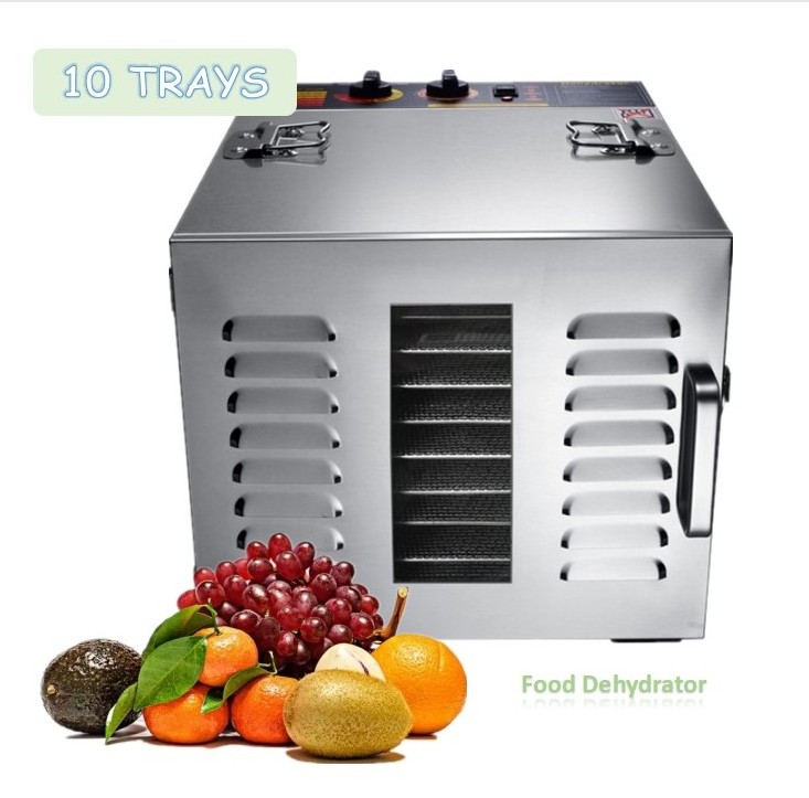 Healthy Snacks Beef Deer Jerky Maker 10 Trays Electric Dryer Food Dehydrator For Home