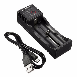 Original LiitoKala Lii-100 Single Slot Battery Charger for Li-ion Battery 26650 22650 26500 18650 18490 17670 17500 17355 16340