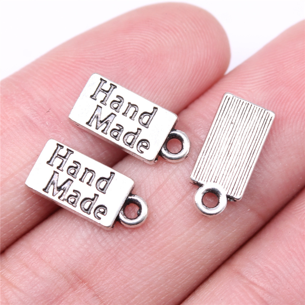 AA0160171 15x7mm fashion Rectangle Zinc Alloy  Charms Pendant DIY Jewelry Making Supplies