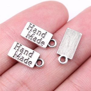 AA0160171 15x7mm fashion Rectangle Zinc Alloy  Charms Pendant DIY Jewelry Making Supplies