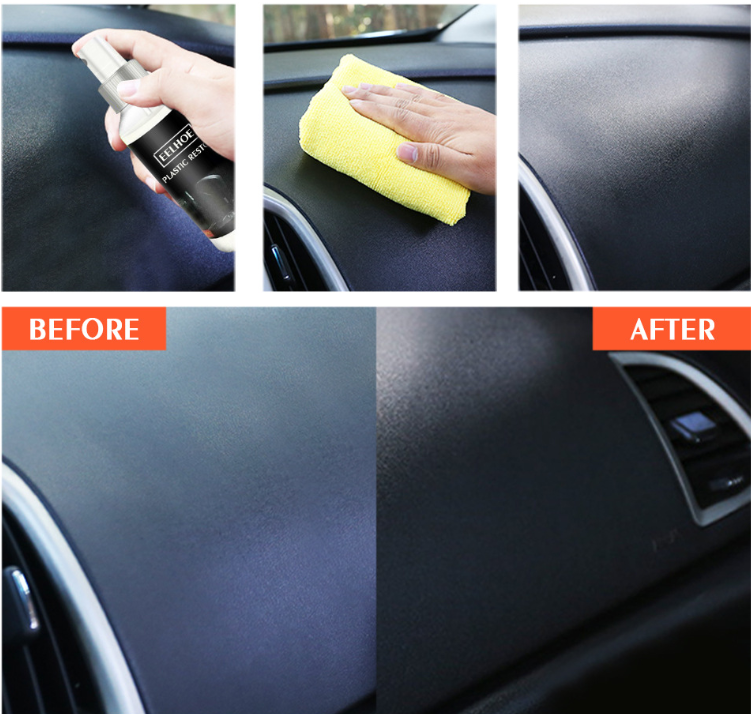 Car Care Plastic Restorer Magic dashboard Protector car care shine and waterproof, restoring plastic, rubber and vinyl