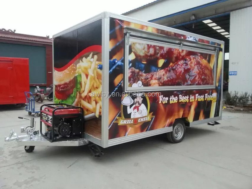 High quality gyros food trailer