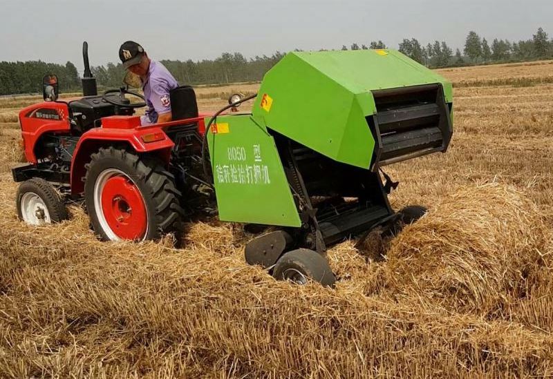 Mini round hay baler small round baler for sale