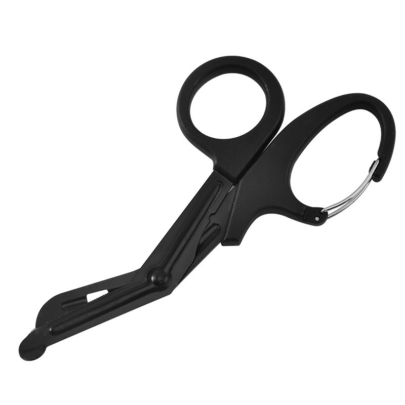 New arrival 19 cm stainless steel bandage scissors with buckle medical shears