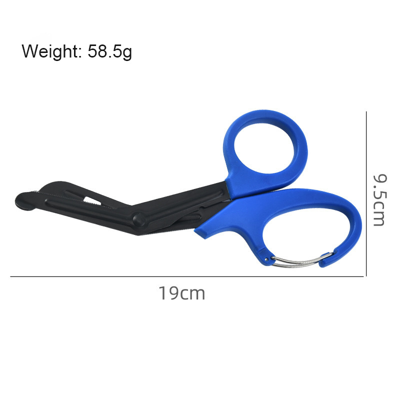 New arrival 19 cm stainless steel bandage scissors with buckle medical shears