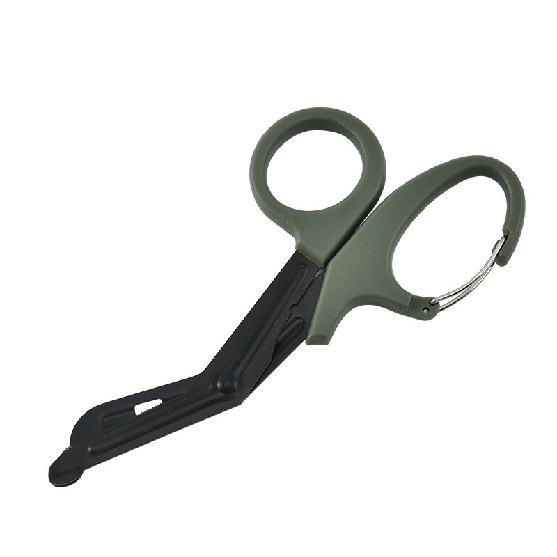 New arrival 19 cm stainless steel bandage scissors with buckle medical shears