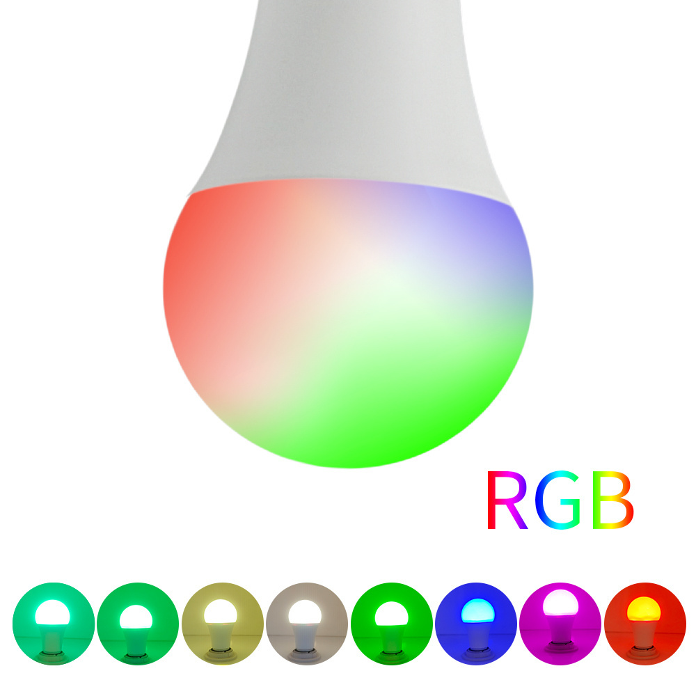 A21 12W AC120V  RGB Spotlight IR Remote Control E27/E26/B22  16 Color Changing RGB Magic Light Lamp Led Smart Bulb