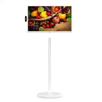 Live Broadcast Machine Smart rotate  screen 24 inch  incell touch display IPS movable android 12 stand flat screen smart tv