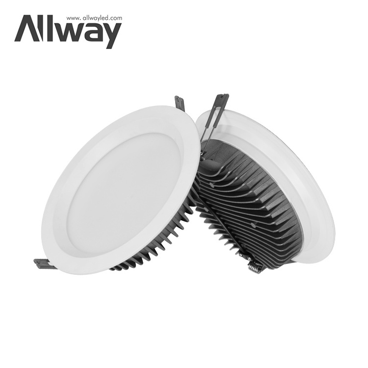 ALLWAY Ultra Slim CCT Pot Embedded Mount 3 5 7 9 12 20 30 Watt Led Downlight Panel Lights