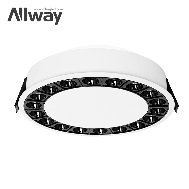 ALLWAY Wholesale CCT Alloy Spot Lamp Indoor Restaurant 8w 15w 20w 30w Recessed Led Down Lights