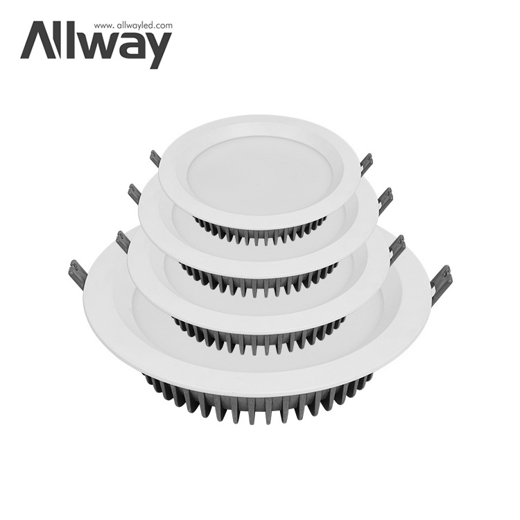 ALLWAY High Quality Ceiling Lamp Adjustable Office Indoor 3 5 7 9 12 20 30 Watt LED Down Light