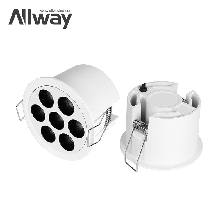 ALLWAY Promotional Sale Plastic Waterproof Wall Surface Cob Down Light 6w 12w Led Spotlight