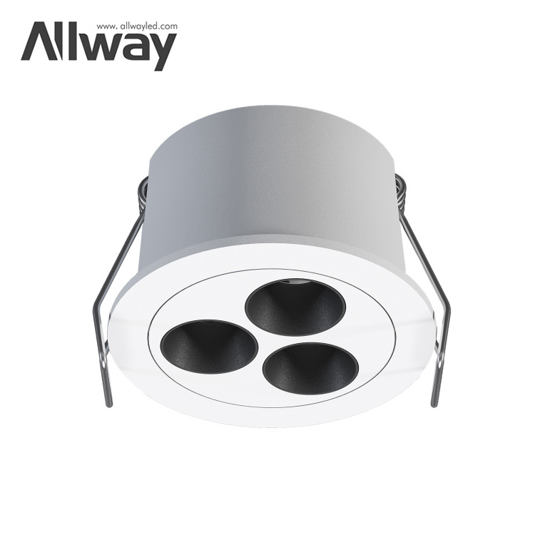 ALLWAY Promotional Sale Plastic Waterproof Wall Surface Cob Down Light 6w 12w Led Spotlight