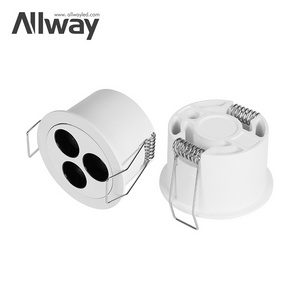 ALLWAY Die Casting Aluminum Focus Ceiling Light Indoor Home Store 6w 12w COB Led Recessed Spot Lights