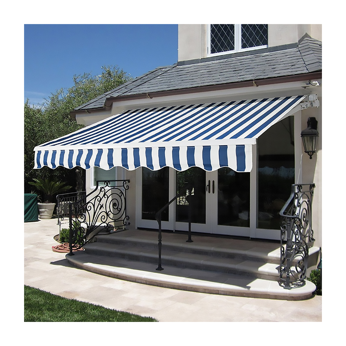 New Outdoor Aluminum Electric Retractable Waterproof Patio Awning