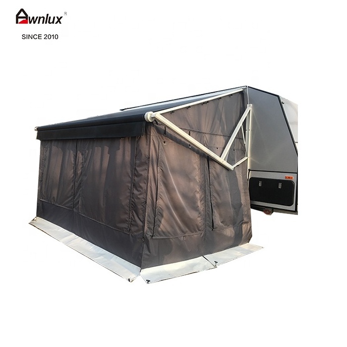 Awnlux light gray tent rafter mount complete room  screen room for awnings wall caravan accessories