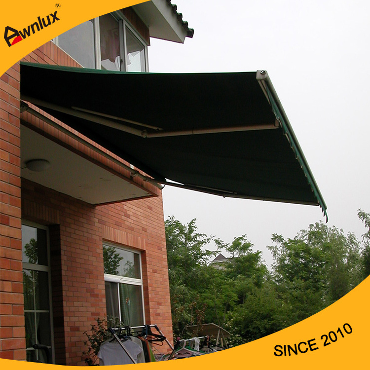 Automatic retractable balcony awning folding arm terrace awnings