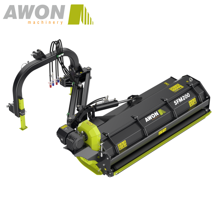 AWON SFM240 rear-side rotary mowers solo-swing swing arm 90-120HP