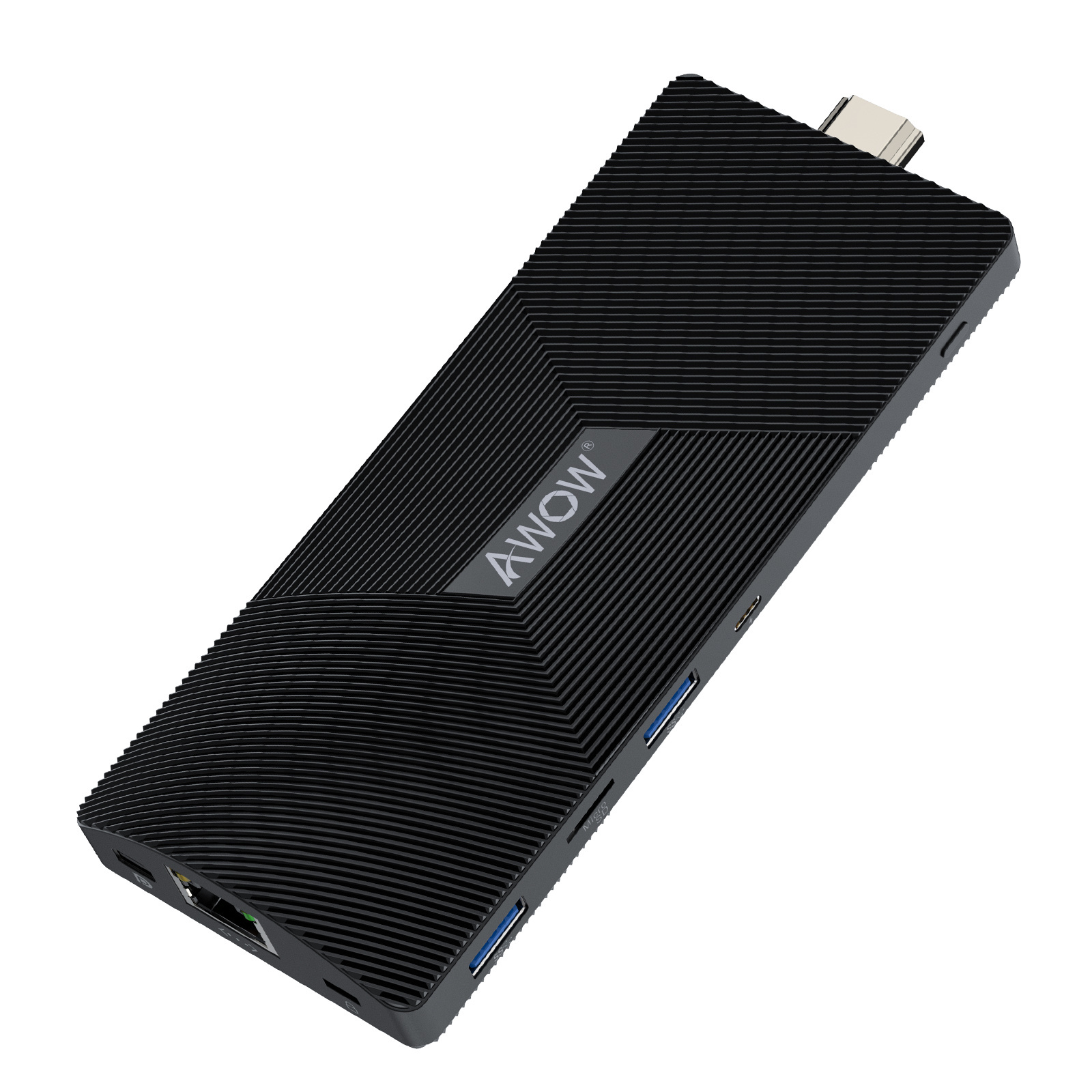 AWOW Mini PC Stick  Fanless Computer Stick  Gemini Lake J4105 4GB/8GB LPDDR4 64GB/128GB eMMC, 4K HD Mini Computer