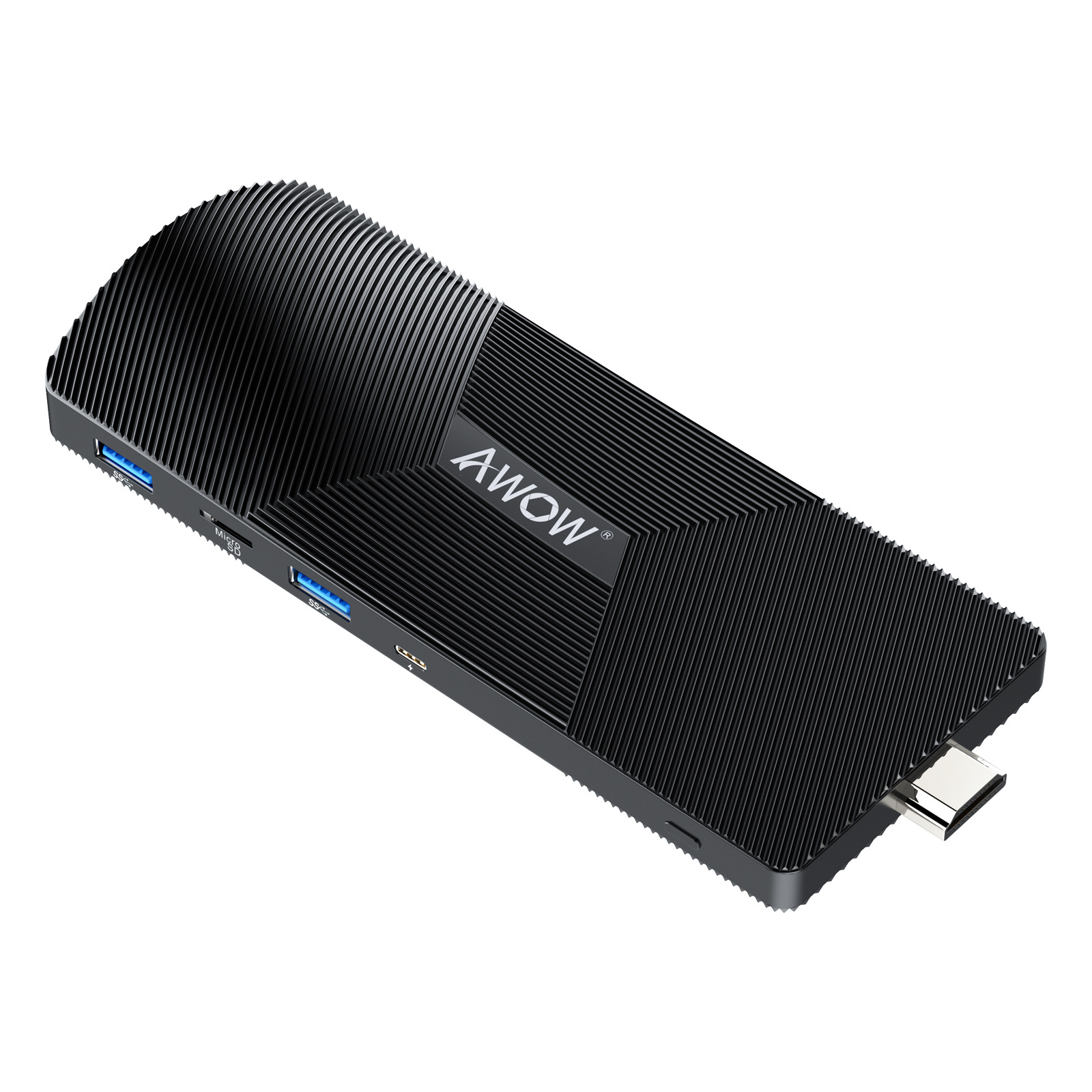 AWOW Mini PC Stick  Fanless Computer Stick  Gemini Lake J4105 4GB/8GB LPDDR4 64GB/128GB eMMC, 4K HD Mini Computer