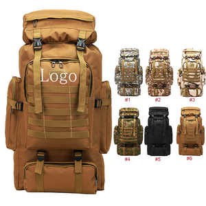 Hot Sale 80L Waterproof Hiking Trekking Bag Rucksack  Camouflage Backpack