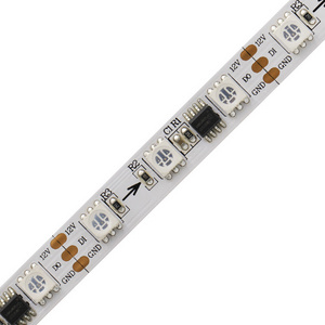 running led strip lights with 60 LEDs WS2811 Wifi Remote Control Bluetooth IP65 & IP20 Rated 12W DC 12V Input Voltage