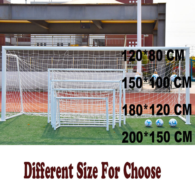 New Style Target Shot Outlet Portable Team Training Soccer Goal Kids Football Goal Metal goal Post For Sale 1/2 fold