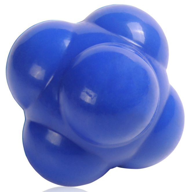 New design Rubber hexagonal agility ball for reaction training for hot sell  in any colour