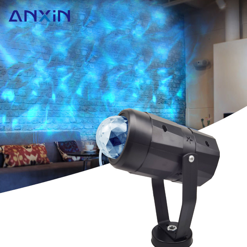 Light water ripple LED  decorative lights indoor Rotating Spin Projection Lamp  night  Projection Light