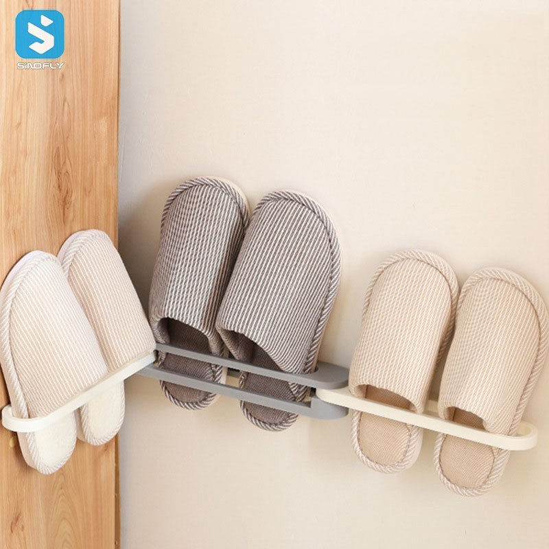 Multi-functional 3 in 1 shoes rack shoes organizer wall mounted holder rack shoe display