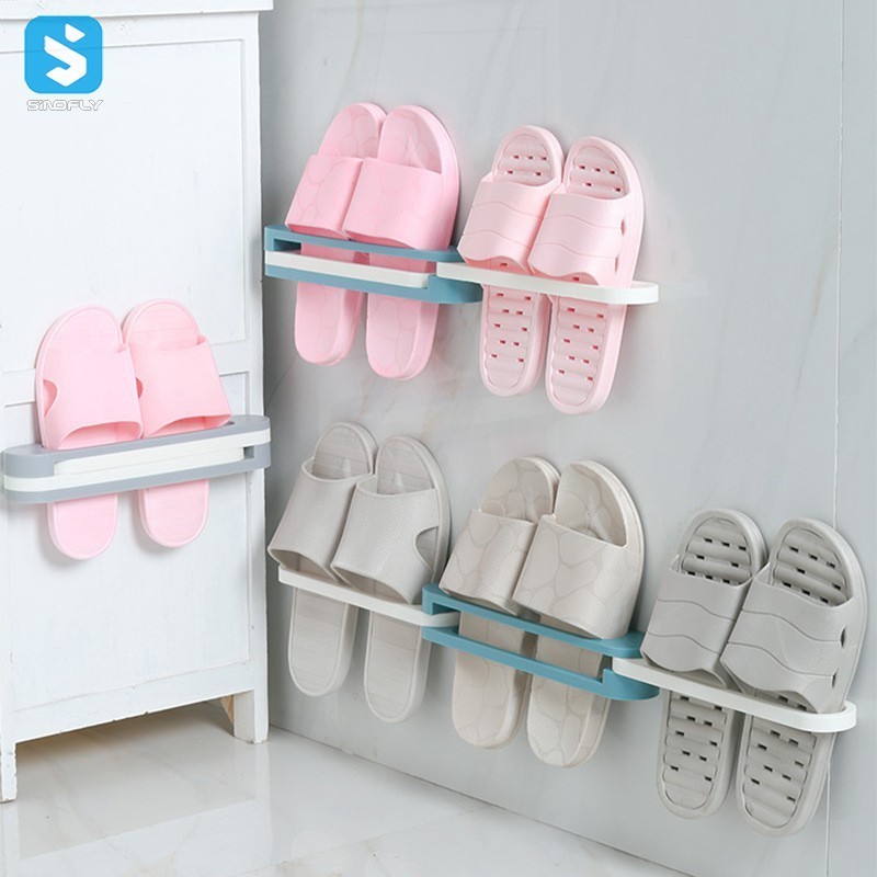 Multi-functional 3 in 1 shoes rack shoes organizer wall mounted holder rack shoe display