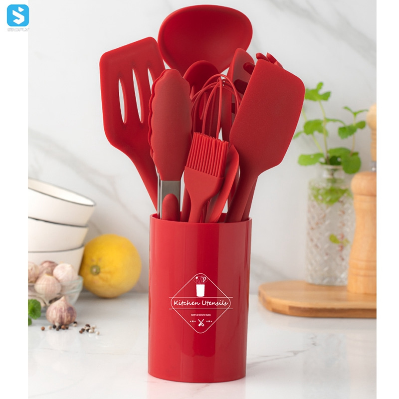 New Arrival 13 Pieces In 1 Set Kitchen Accessories Cooking Tools Kitchenware Cocina Spatula Spoon Silicone Kitchen Utensils