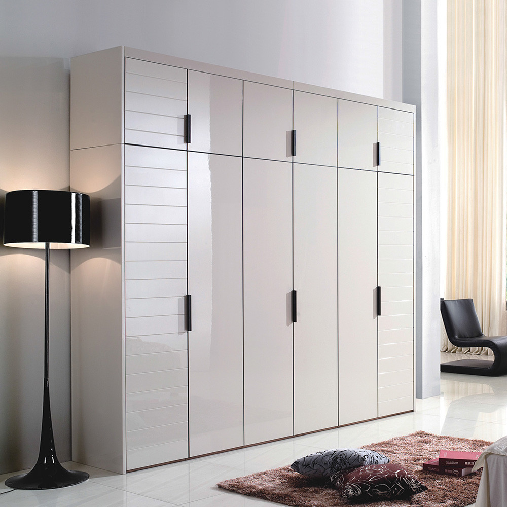 Wholesale  lacquer door designs bedroom wardrobe