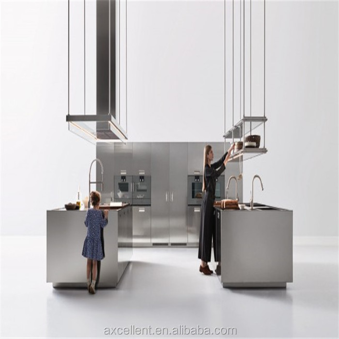 Axcellent Modern Simple Design Stainless Steel Kitchen Cabinet