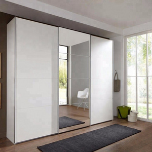 Aluminum Handle Modern Design Bedroom Wardrobe Walk In Closet