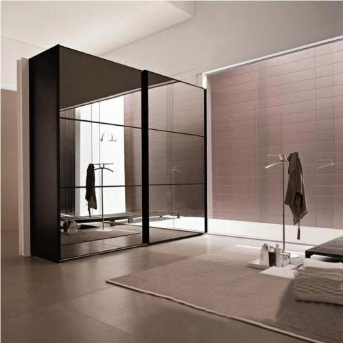 Aluminum Handle Modern Design Bedroom Wardrobe Walk In Closet