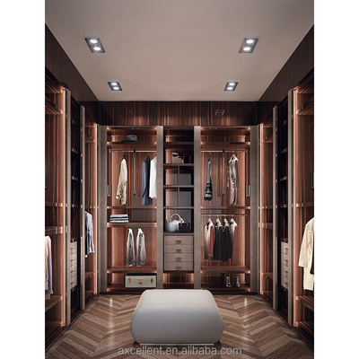 Mirrored Door Bedroom Corner Almirah Armoire Wooden Modern Wardrobe Walk In Closet