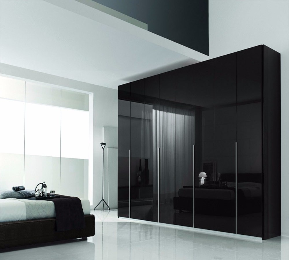 Wholesale  lacquer door designs bedroom wardrobe