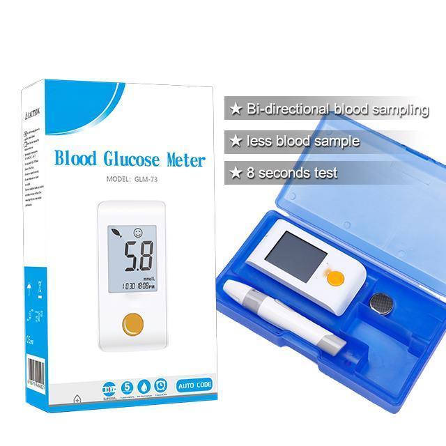 CE Diabetic Blood Sugar Test Diabetes Machine Monitor Meter Digital Glucometro Glucometre Glucometer Blood Glucose Monitor 5S