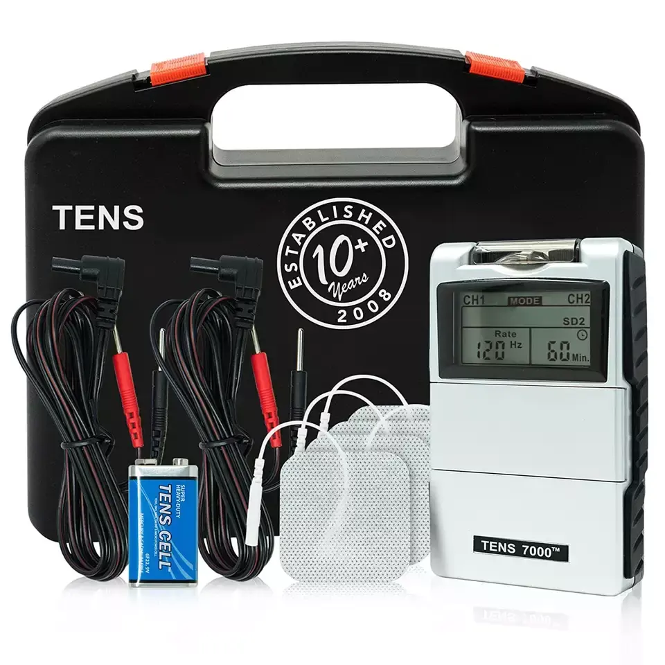 Tens Unit 7000 digital tens ems muscle stimulator physical therapy equipments machine for back pain relief