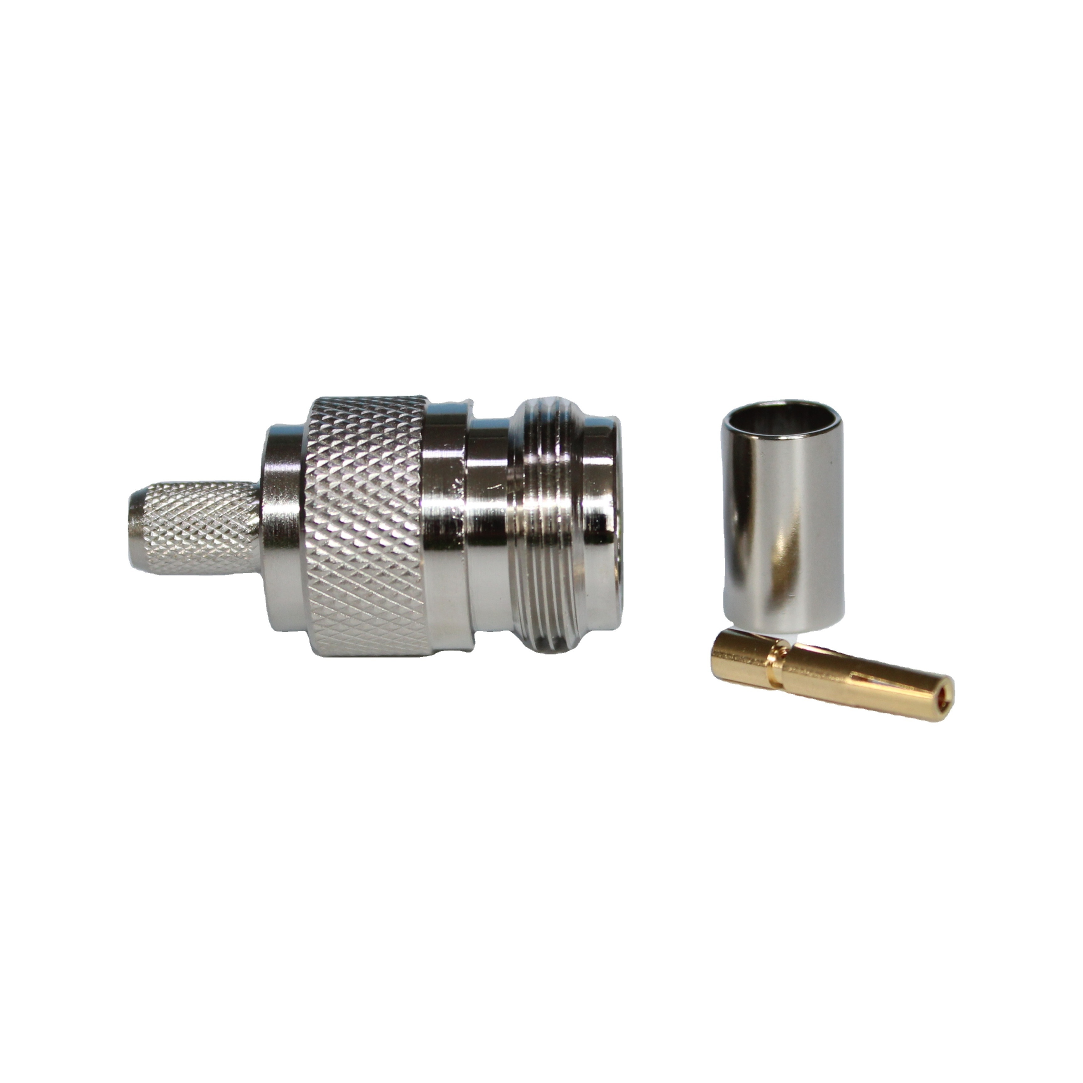 Cost Effective N-C-K4D Electronic Coaxial Connector Straight Female N Connector Crimp LMR240 Cable