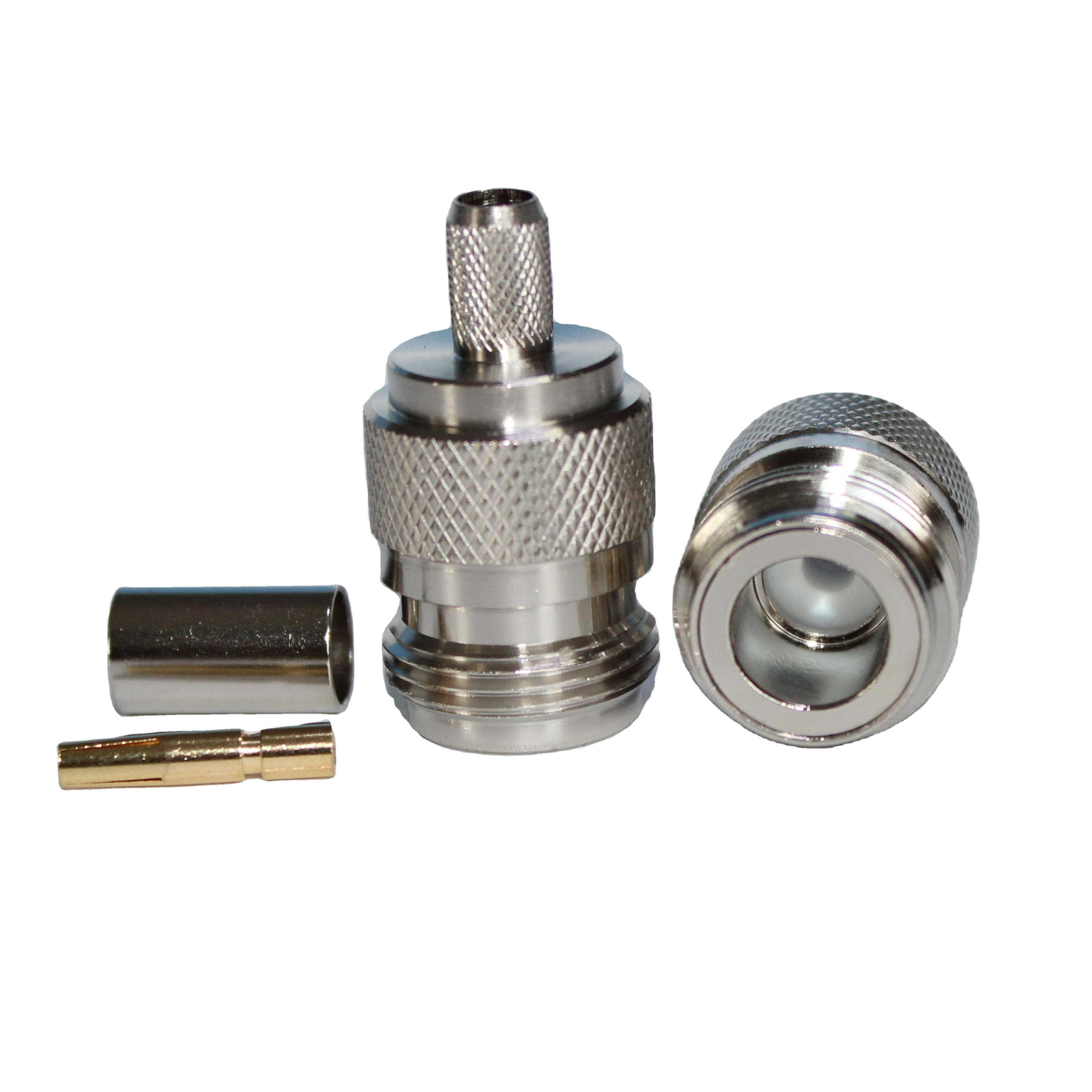 Cost Effective N-C-K4D Electronic Coaxial Connector Straight Female N Connector Crimp LMR240 Cable