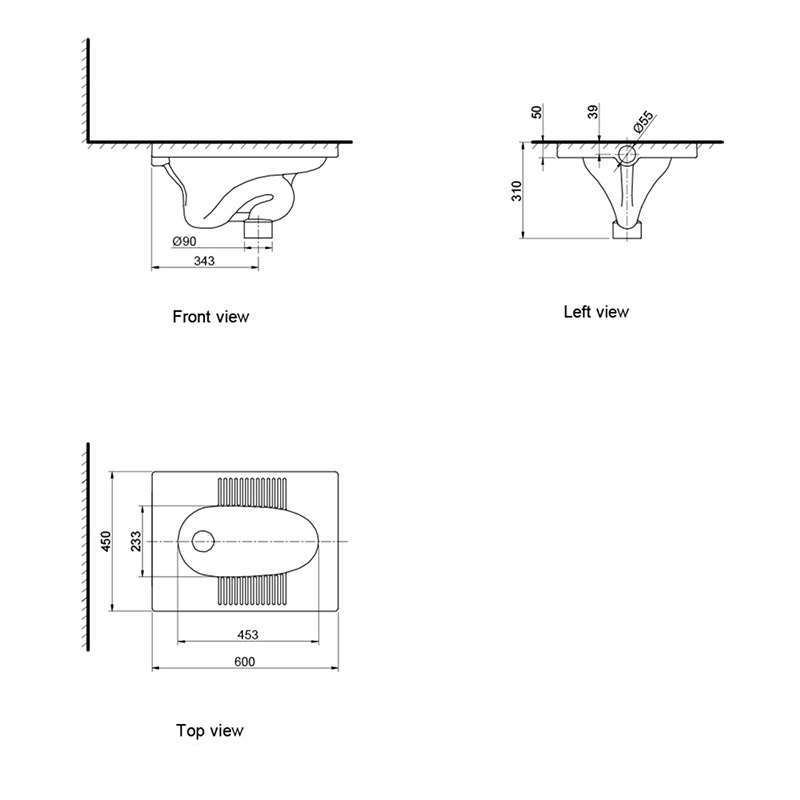 Eastern Square Self Cleaning Ceramic Sanitary Ware Equipment Squat Toilet Wc Pan For Sale