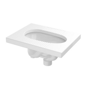 Eastern Square Self Cleaning Ceramic Sanitary Ware Equipment Squat Toilet Wc Pan For Sale