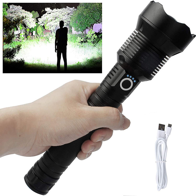 mini aa zoom tactical electric charge magnetic key emergency led flash light flashlight torch light