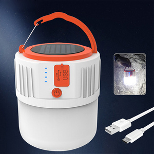 Solar Lantern Light 5 Modes USB Solar Portable Tent Lamp solar charge usb light camping lantern emergency lamp with phone charge