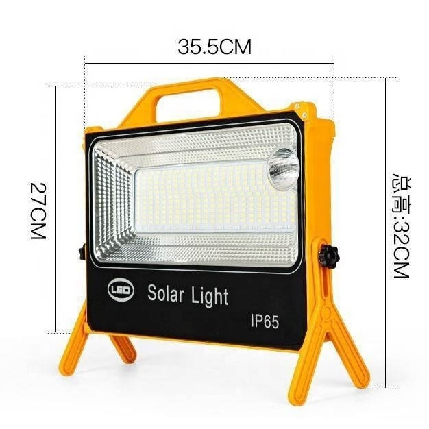 100w 200w 5 Modes With Usb Flash Light Ports Charge Mobile Devices Portable Work Lamp Solar Camping Light