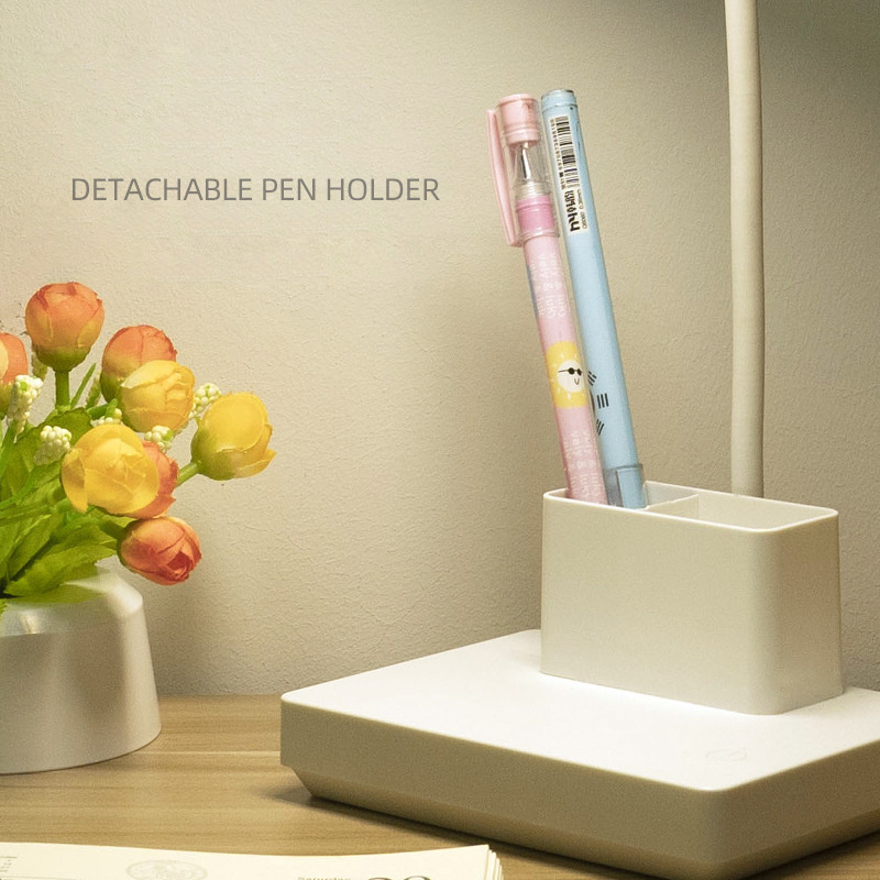 Touchable Reading Lights with Pen Holder Kids Table Lamp Dimmable Night Light for Study Reading Lamp