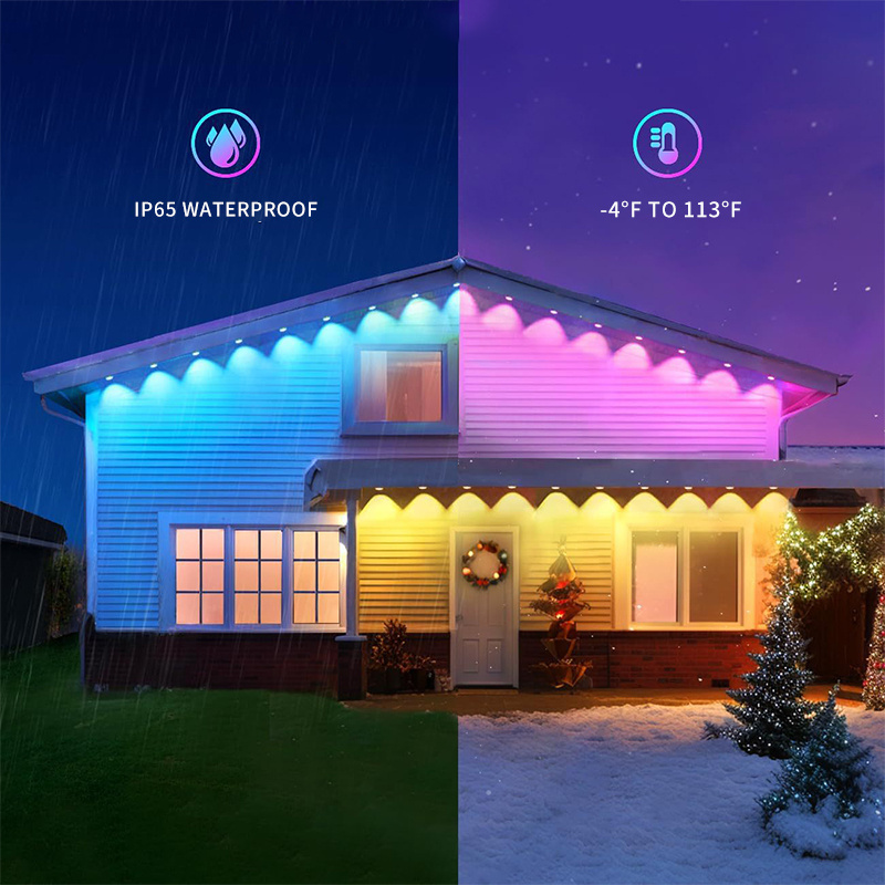 Led Dc 24v Christmas Jellyfish Lights Outdoor Ip65 House Exterior Wall Of House Permanent Led Point Light