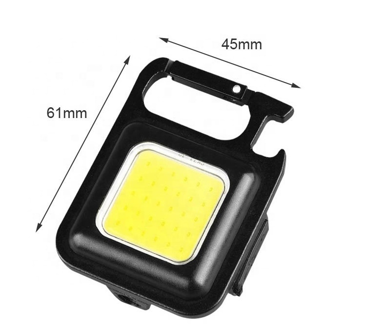 mini keychain usb rechargeable cob small light luces led para acamapada led work flashlight linterna for camping hiking